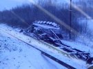 У Росії перевернувся потяг з гаубицями