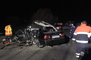 На Закарпатті сталося жахливе зіткнення Chery Amulet і Audi A5. Фото: Нацполіція