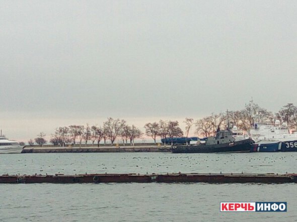 3 декабря с керченского порта пропали захваченные катера "Бердянск" и "Никополь"