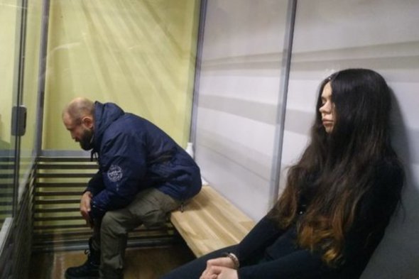 Обвиняемые в ДТП в Харькове Елена Зайцева и Геннадий Дронов