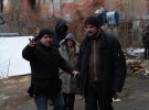 Фильм "Черный ворон" снимает режиссер Тарас Ткаченко (справа).