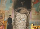 У місті Ржищів Білоцерківського району Київської області невідомі підпалили  Свято-Троїцький храм Російської православної церкви