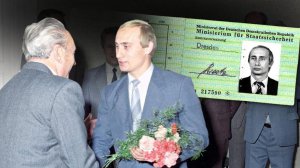 В архивах Министерства государственной безопасности ГДР в Дрездене нашли служебное удостоверение на имя президента Путина. Фотоколлаж: Bild
