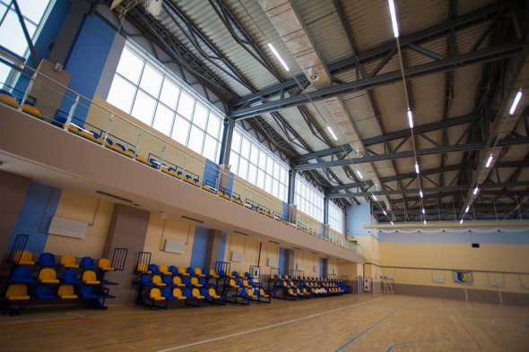 Спорткомплекс в пгт Слобожанское построили "с нуля" за один год
