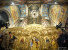Предстоятель поместной Православной церкви Украины провел первую литургию. Фото: Аpostrophe