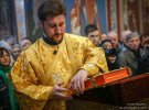 Предстоятель помісної Православної церкви України провів першу літургію. Фото: Аpostrophe