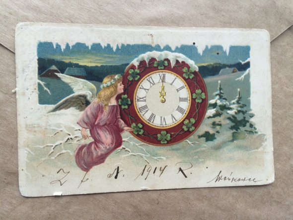 Новорічні листівки дореволюційного періоду. Фото: gazeta.ua