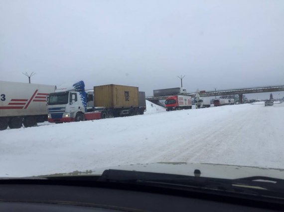 На дорогах Полтавщины пробки