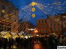 Праздничная иллюминация на площади Рынок