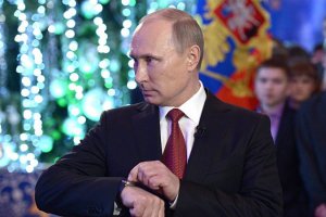 Владимир Путин не поздравил с Новым годом Украину и Грузию. Фото: Медуза