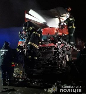 В ужасной аварии в Хмельницкой погибли 3 человека. Фото: Нацполиция
