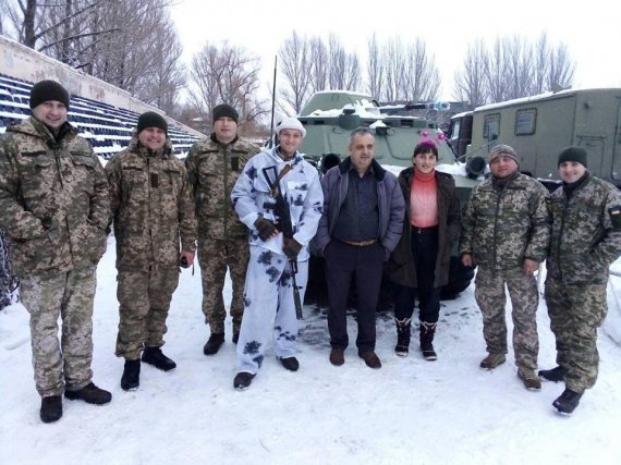 Полтавские волонтеры посетили военных в ООС