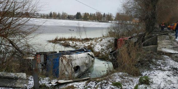 На Волині три населені пункти залишилися без газопостачання через ДТП за участю молоковоза