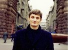Съемки "Караоке на майдане" на столичном Крещатике, 2000 год