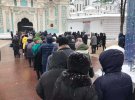 Черги до томосу біля Софії Київської