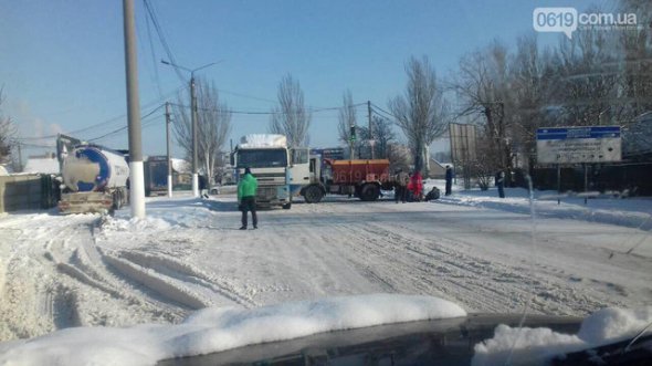 В Мелитополе произошла авария