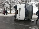 Внаслідок аварії постраждали 8 пасажирів рейсового автобуса
