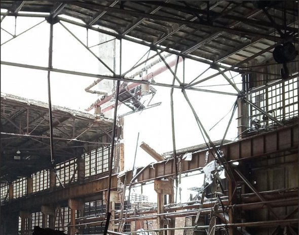 Дах не витримав снігу