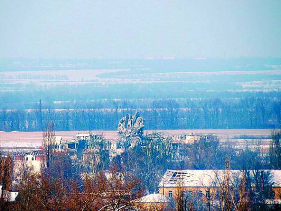 Диспетчерскую башню в Донецком аэропорту разрушили до четвертого этажа