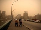 Египет накрыла песчаная буря. Фото: EPA / UPG