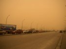 Египет накрыла песчаная буря. Фото: EPA / UPG