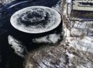 В США на реке образовался гигантский ледяной диск