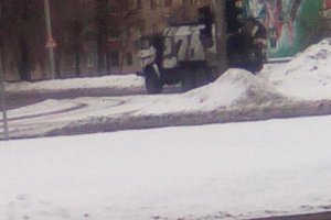 В окупованому Донецьку помітили російську військову техніку. Фото: Telegram