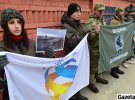 Акция состоялась в поддержку пленных украинских моряков и политзаключенных, которые незаконно содержатся в тюрьмах РФ