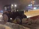Как выглядит вечерняя Полтава после непрерывного снега