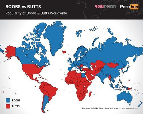 Які частини тіла збуджують чоловіків з різних країн