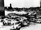 Трупы на еврейском кладбище. Львов, 1941