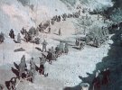Военнопленные закапывают тела расстрелянных в Бабьем Яру, 1 октября 1941-го
