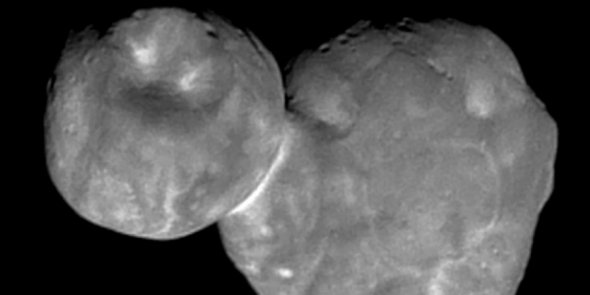 Астероид 2014 MU69 по форме напоминает снеговика