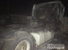 На Волыни неизвестные подожгли на стоянке автомобили DAF 105, Iveco 420 и экскаватор EQ