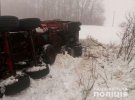 У Карлівському районі автомобіль перекинувся на поле