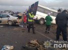 Поблизу села Миколаївка Саратського району на Одещині   зіткнулися   маршрутка    та легковик. Загинула жінка