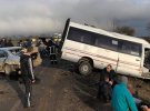 Поблизу села Миколаївка Саратського району на Одещині   зіткнулися   маршрутка    та легковик. Загинула жінка