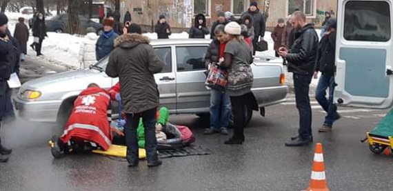 В Полтаве на пешеходном переходе сбили ребенка