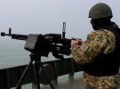 Пограничники вместе с военными ВМСУ отрабатывали сопротивление в случае попытки проникновения врага в территориальные воды Украины