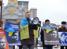 На акцию пришел Игорь Котелянец - брат политзаключенного Панова, председатель объединения родственников политзаключенных Кремля