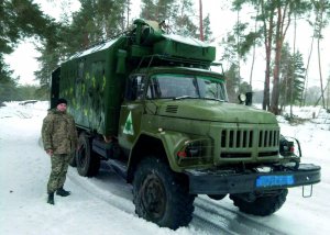 Анна Ярмуратій, молодша дочка Зинаїди Кучевської, на виїзді з зони проведення Операції об’єднаних сил