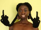 Летітія Ky створює скульптури з волосся