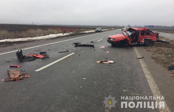 В Запорожском районе произошла смертельная авария. Погибло 2 мужчин