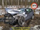 Поблизу села Катюжанка Вишгородського району Київщини маршрутний автобус Mercedes-Ben зіткнувся автомобілем Nissan Qashqai
