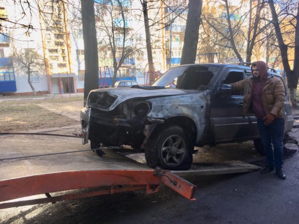 Вінниччина: Фермерці після неодноразових погроз віддати бізнес спалили два авто