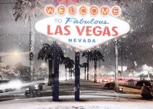 У Лас-Вегасі снігопад. Фото: M24
