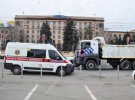 В Днепре на площади Героев Майдана грузовик сбил на пешеходном переходе пожилую женщину