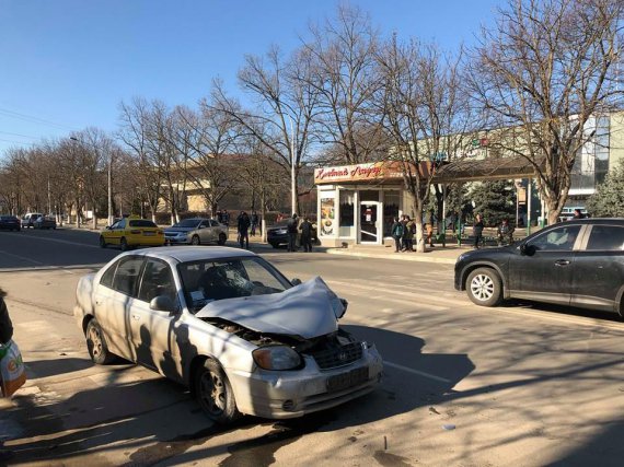 В Измаиле произошло тройное авария. Никто не пострадал