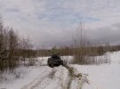 Бронированный автомобиль "Казак-2М1" проходит испытания бездорожьем