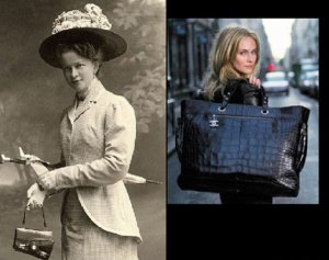 Эволюция женской сумки - ХІХ і ХХ век.